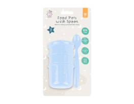 Wholesale Food Pots with Spoon 110ML 3 Pack Wholesale Food Pots with Spoon 110ML 3 Pack