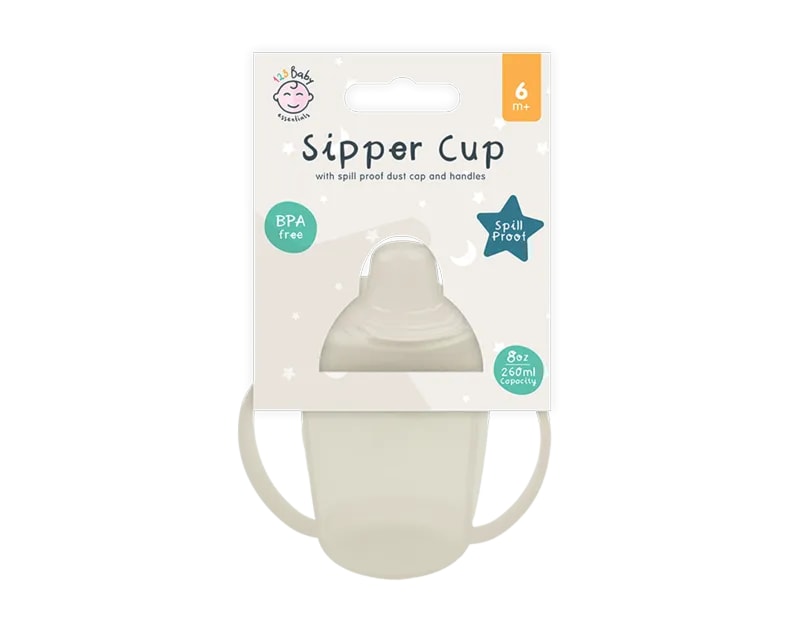 Wholesale Sipper Cup with Handle and Dust Cover 260ml/8oz Wholesale Sipper Cup with Handle and Dust Cover 260ml/8oz