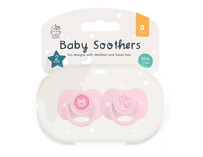 Wholesale Soothers With Steriliser & Travel Box 2pk