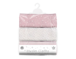 Wholesale Muslin Cloths 3pk Wholesale Muslin Cloths 3pk