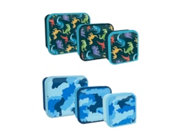 Wholesale Boys Printed Food Boxes 3pk Wholesale Boys Printed Food Boxes 3pk