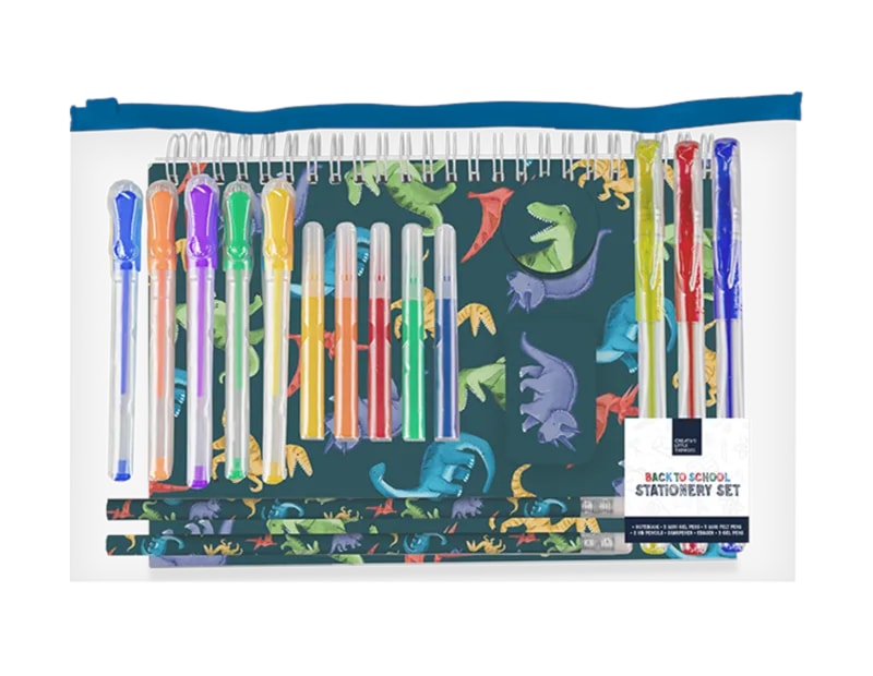 Wholesale Boys Stationery Set 18pk