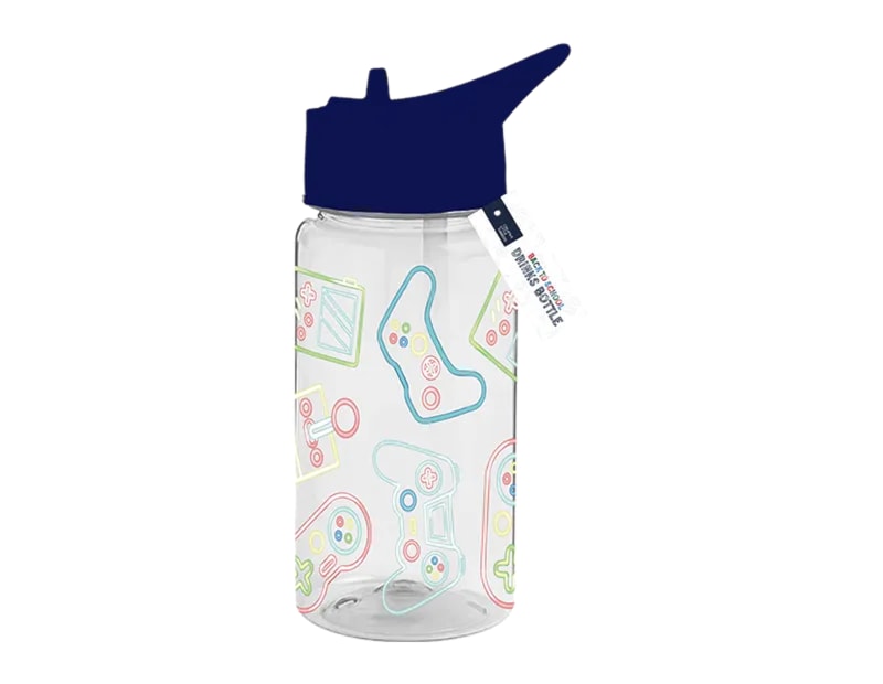 Wholesale Boys Printed Bottle With Straw 400ml