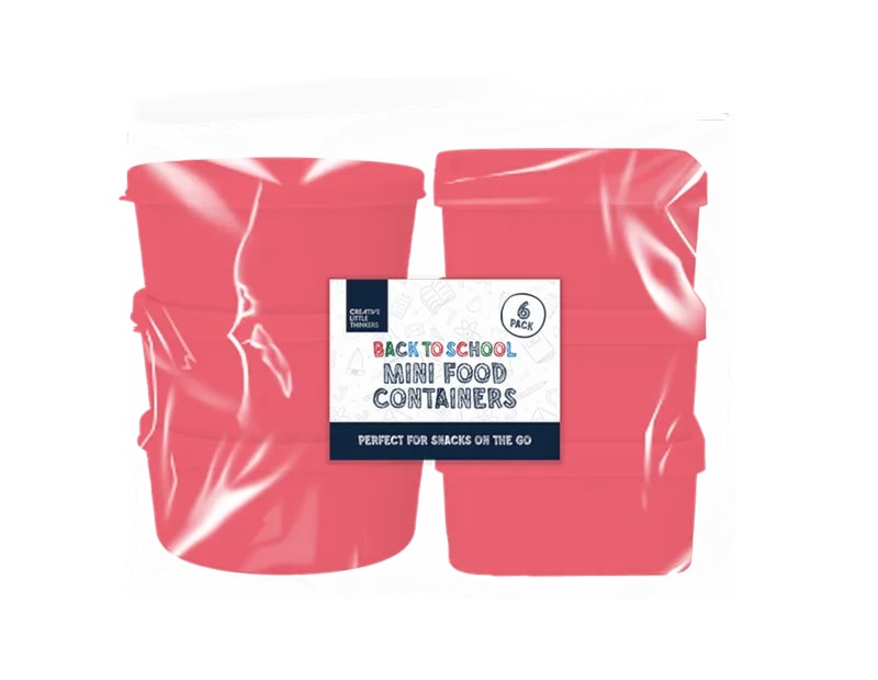 Wholesale Mini Food Containers 6pk Wholesale Mini Food Containers 6pk
