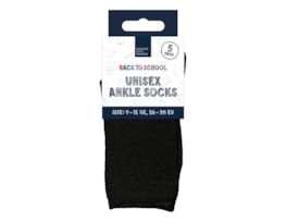 Wholesale Unisex Ankle Socks 5pk 4 Asstd Sizes Wholesale Unisex Ankle Socks 5pk 4 Asstd Sizes