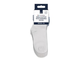 Wholesale Girls Cotton Rich Gingham Socks 4pk 4 asstd sizes