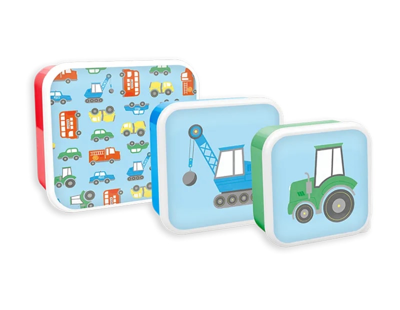 Wholesale Boys Printed Food Boxes 3pk Wholesale Boys Printed Food Boxes 3pk