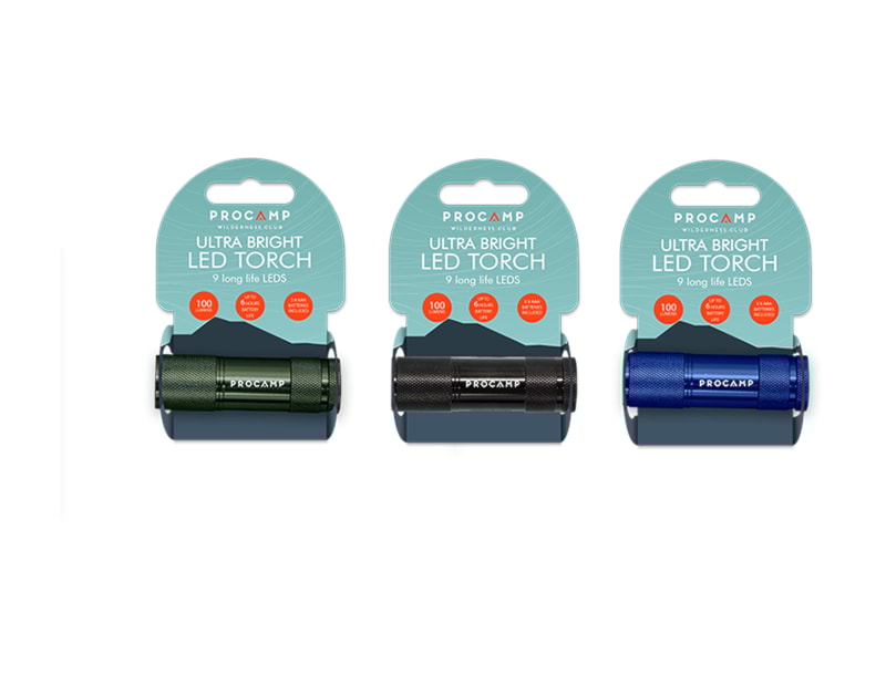 Wholesale LED Ultra Bright Torch with Clip Strip Wholesale LED Ultra Bright Torch with Clip Strip