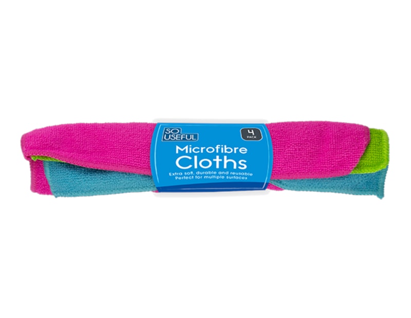 Wholesale Microfibre Cloths 3pk CDU Wholesale Microfibre Cloths 3pk CDU