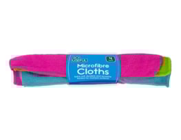 Wholesale Microfibre Cloths 3pk CDU
