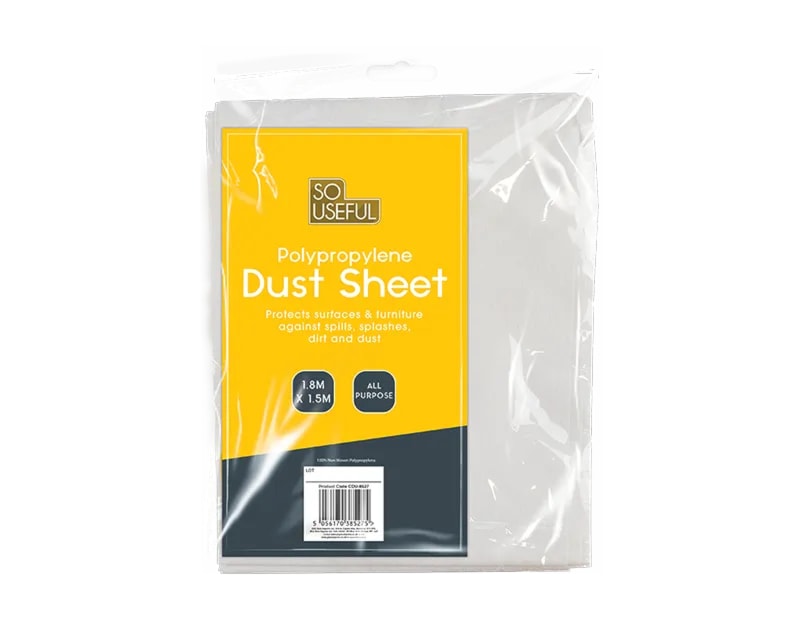Wholesale Dust Sheet 1.8m x 1.5m CDU Wholesale Dust Sheet 1.8m x 1.5m CDU