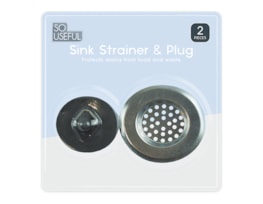 Wholesale Sink Strainer & Plug Set CDU Wholesale Sink Strainer & Plug Set CDU