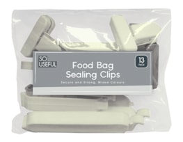 Wholesale Bag Sealing Clips 13pk CDU Wholesale Bag Sealing Clips 13pk CDU