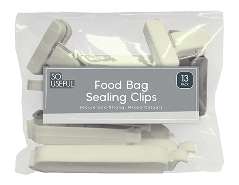 Wholesale Bag Sealing Clips 13pk CDU Wholesale Bag Sealing Clips 13pk CDU