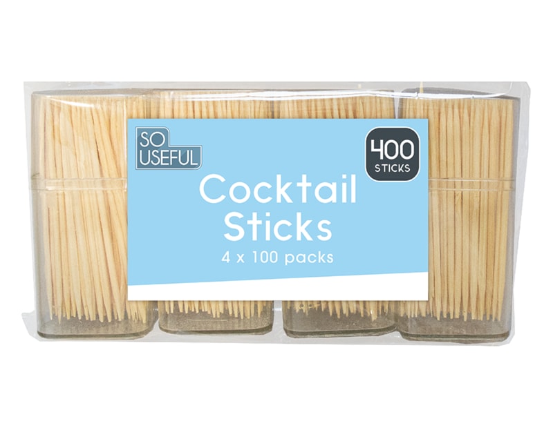 Wholesale Cocktail Sticks 400pk CDU Wholesale Cocktail Sticks 400pk CDU