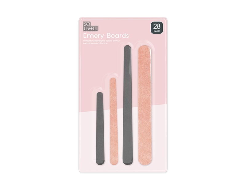 Wholesale Smooth Finish Emery Board 28pk CDU Wholesale Smooth Finish Emery Board 28pk CDU