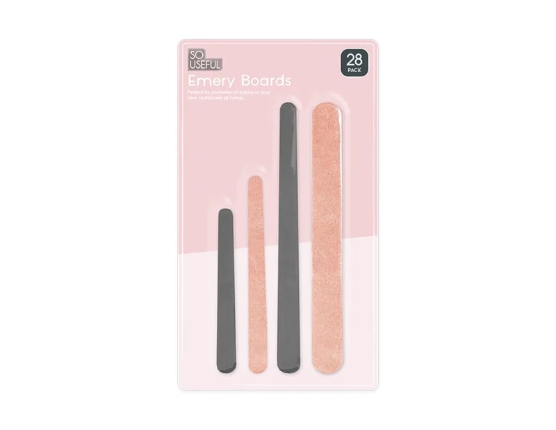 Wholesale Smooth Finish Emery Board 28pk CDU Wholesale Smooth Finish Emery Board 28pk CDU
