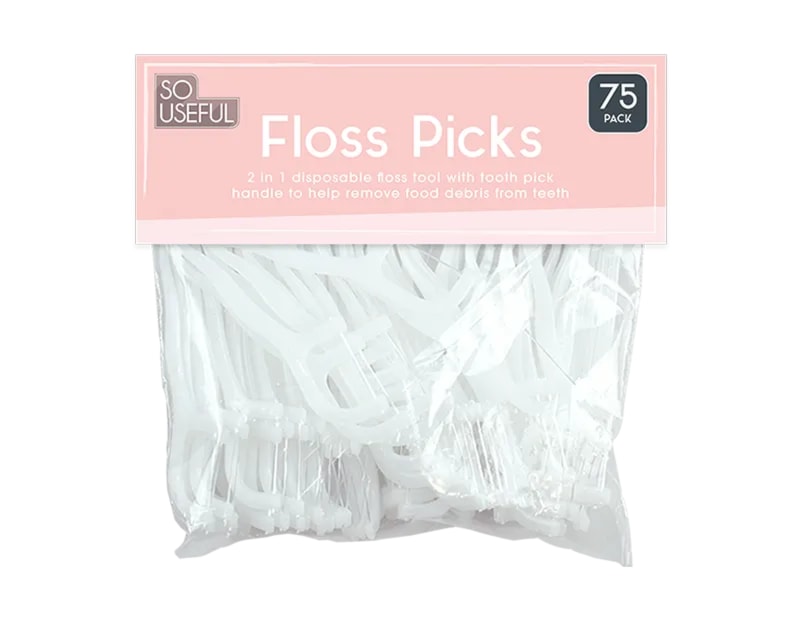 Wholesale Dental Floss Toothpicks 75pk CDU Wholesale Dental Floss Toothpicks 75pk CDU