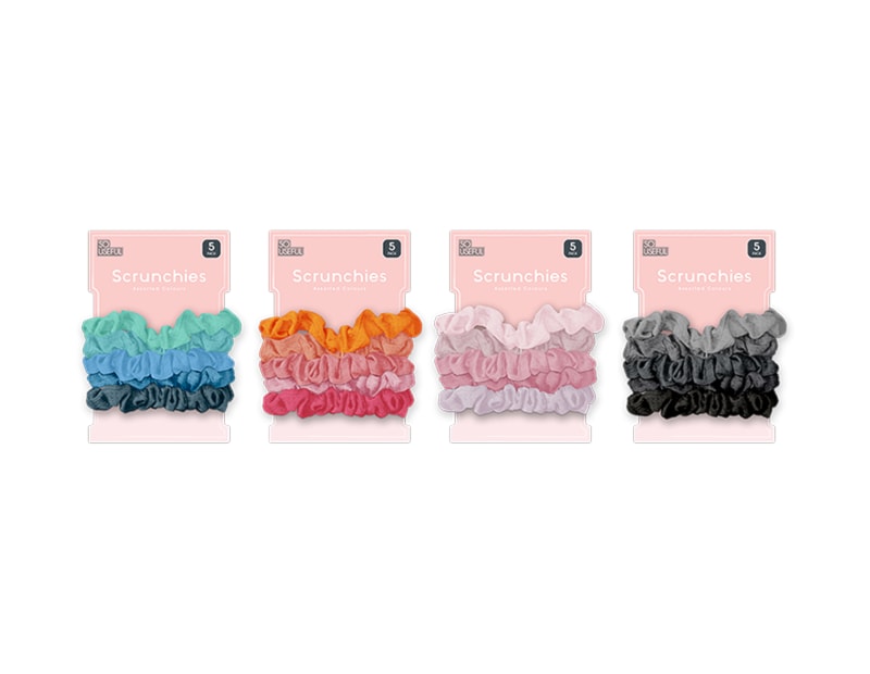 Wholesale Scrunchies 5pk CDU Wholesale Scrunchies 5pk CDU