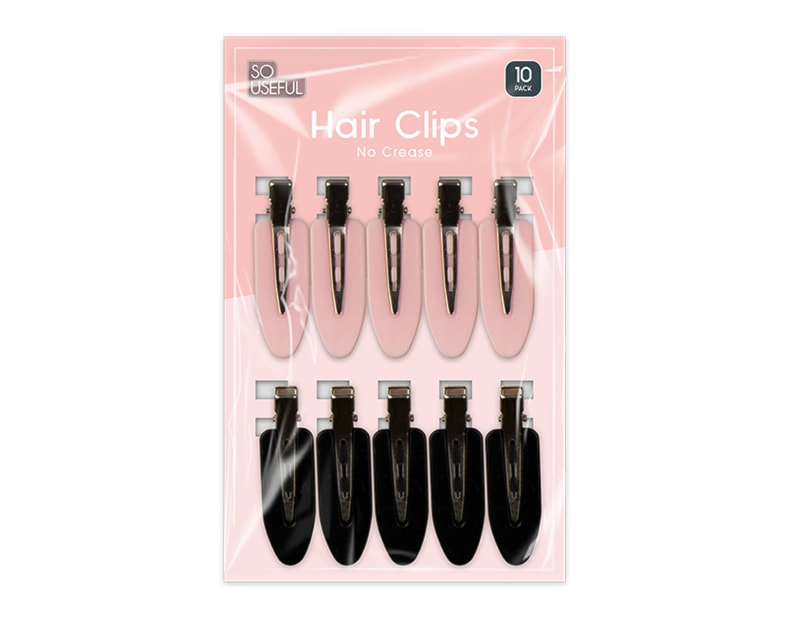 Wholesale No Crease Hair Clips 10pk CDU Wholesale No Crease Hair Clips 10pk CDU