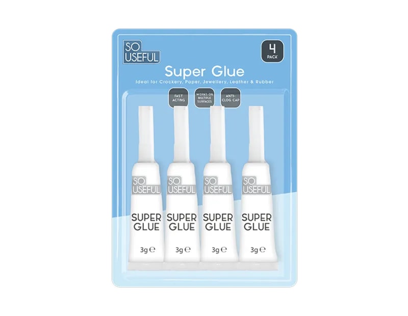Wholesale Super Glue 4pk CDU Wholesale Super Glue 4pk CDU
