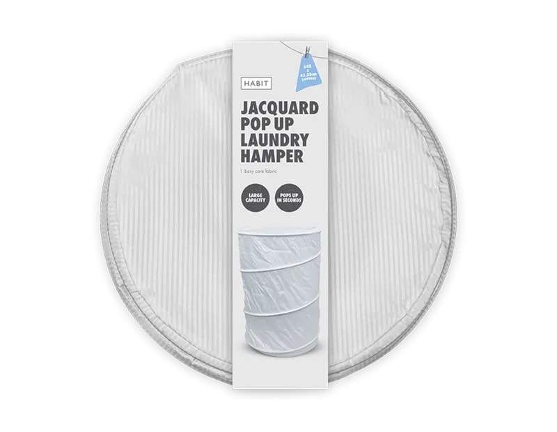 Wholesale Jacquard Pop Up Laundry Hamper