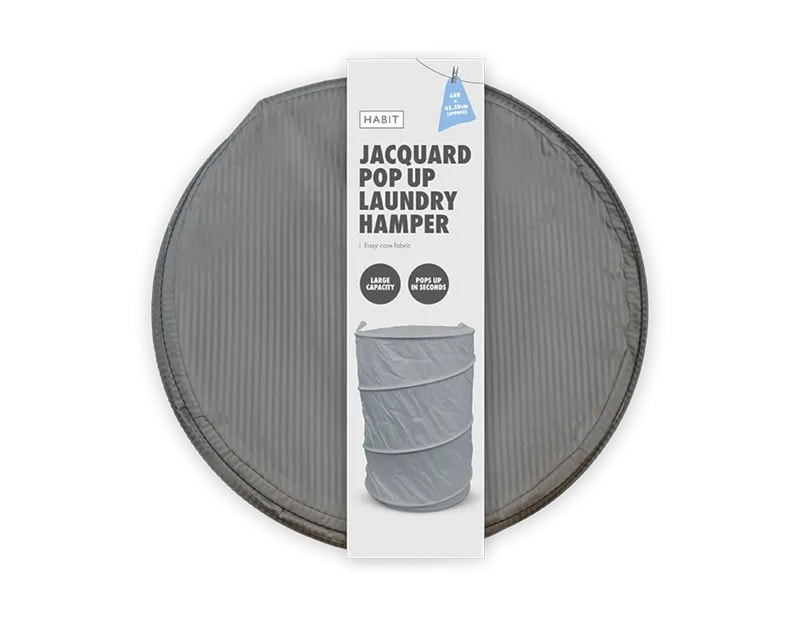 Wholesale Jacquard Pop Up Laundry Hamper