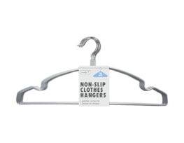 Wholesale Non Slip Plastic Coated Hangers 10pk