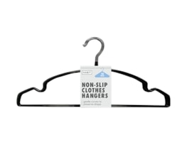 Wholesale Non Slip Plastic Coated Hangers 10pk