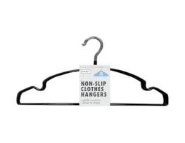 Wholesale Non Slip Plastic Coated Hangers 10pk