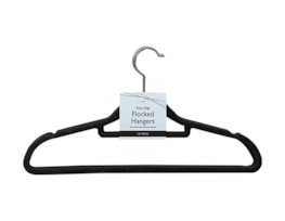 Wholesale Flocked Non-Slip Hangers 10pk Wholesale Flocked Non-Slip Hangers 10pk