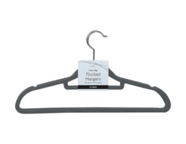 Wholesale Flocked Non-Slip Hangers 10pk Wholesale Flocked Non-Slip Hangers 10pk