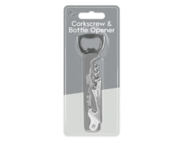 Wholesale Corkscrew & Bottle Opener With Clip Strip