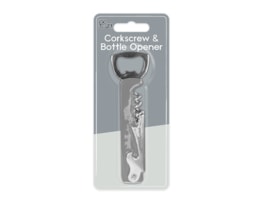Wholesale Corkscrew & Bottle Opener With Clip Strip Wholesale Corkscrew & Bottle Opener With Clip Strip