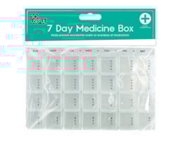 Wholesale Seven Day Pill Box With Clip Strip Wholesale Seven Day Pill Box With Clip Strip