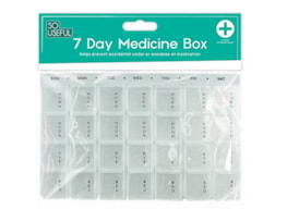 Wholesale Seven Day Pill Box With Clip Strip Wholesale Seven Day Pill Box With Clip Strip