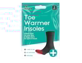 Wholesale Toe Warmer Insoles 2pk With Clip Strip Wholesale Toe Warmer Insoles 2pk With Clip Strip