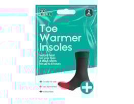 Wholesale Toe Warmer Insoles 2pk With Clip Strip Wholesale Toe Warmer Insoles 2pk With Clip Strip