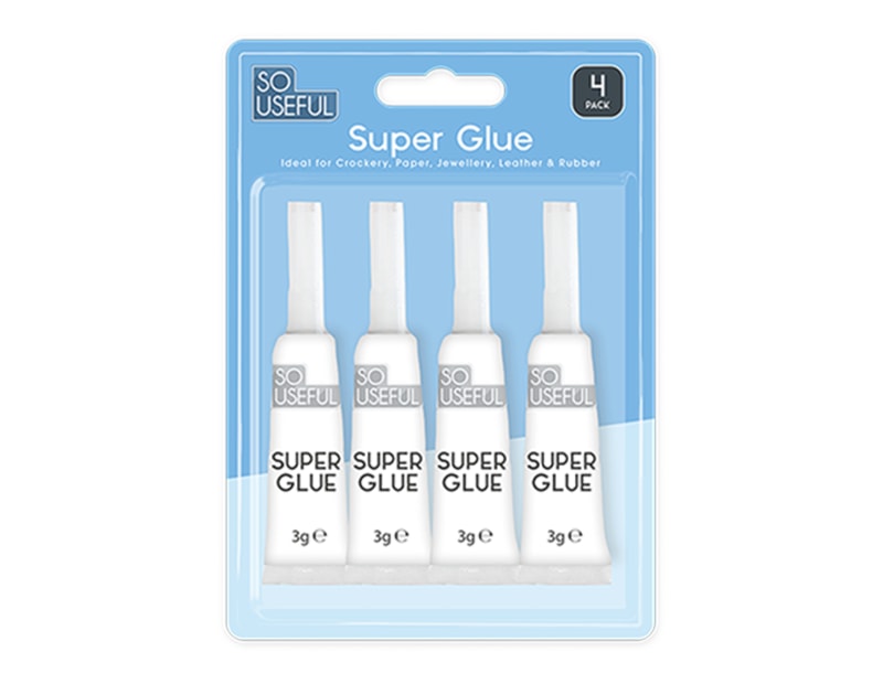 Wholesale Super Glue 4pk With Clip Strip Wholesale Super Glue 4pk With Clip Strip