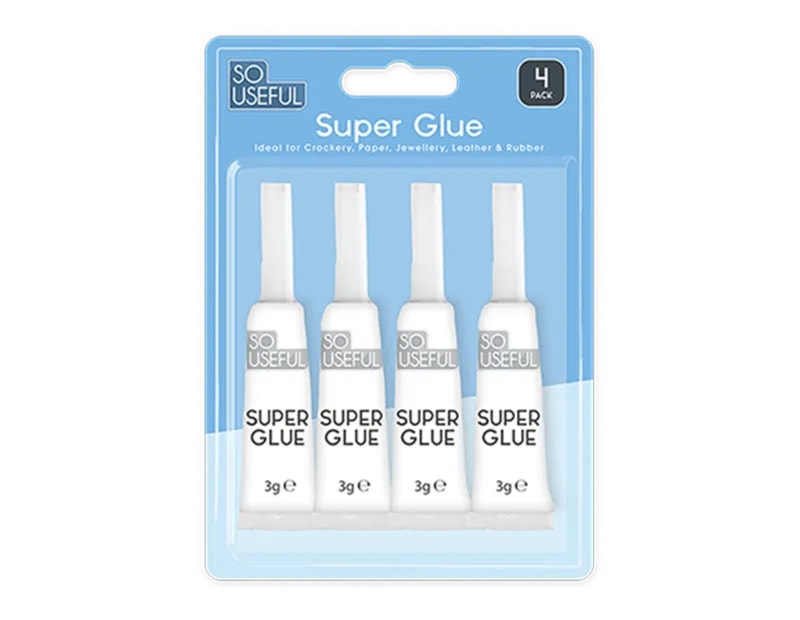 Wholesale Super Glue 4pk With Clip Strip Wholesale Super Glue 4pk With Clip Strip