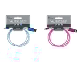 Wholesale Type-C Light Up Charging Cable With Clip Strip