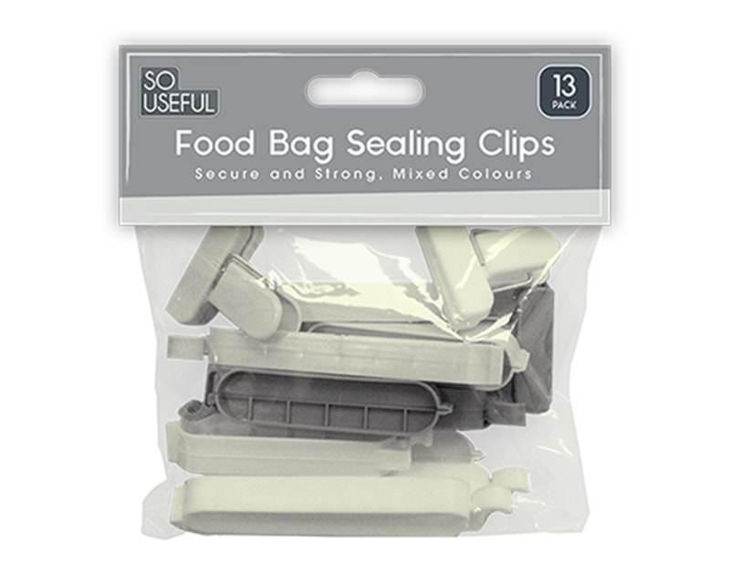 Wholesale Bag Sealing Clips 13pk With Clip Strip Wholesale Bag Sealing Clips 13pk With Clip Strip