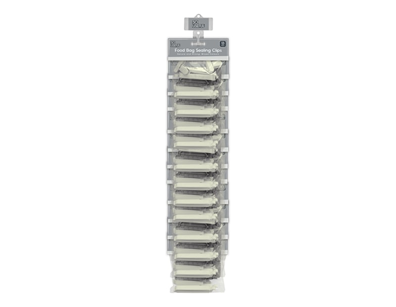 Wholesale Bag Sealing Clips 13pk With Clip Strip Wholesale Bag Sealing Clips 13pk With Clip Strip