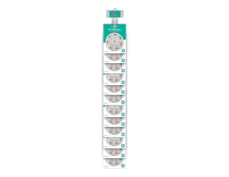 Wholesale Weekly Pill Organiser With Clip Strip Wholesale Weekly Pill Organiser With Clip Strip