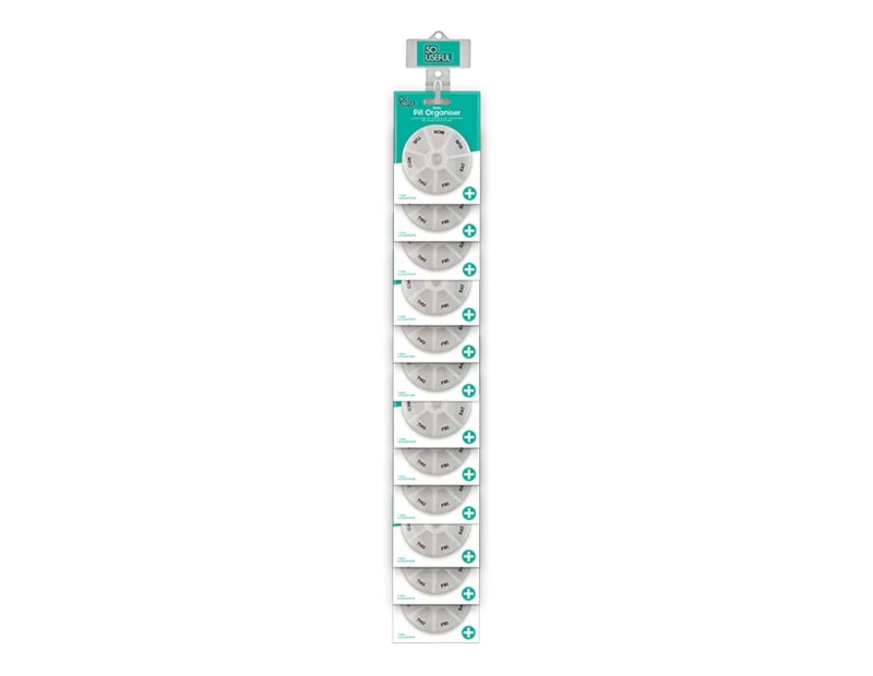 Wholesale Weekly Pill Organiser With Clip Strip Wholesale Weekly Pill Organiser With Clip Strip