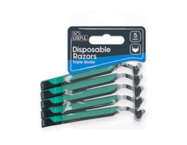 Wholesale Mens Disposable 2 Blade Razor 5pk With Clip Strip Wholesale Mens Disposable 2 Blade Razor 5pk With Clip Strip