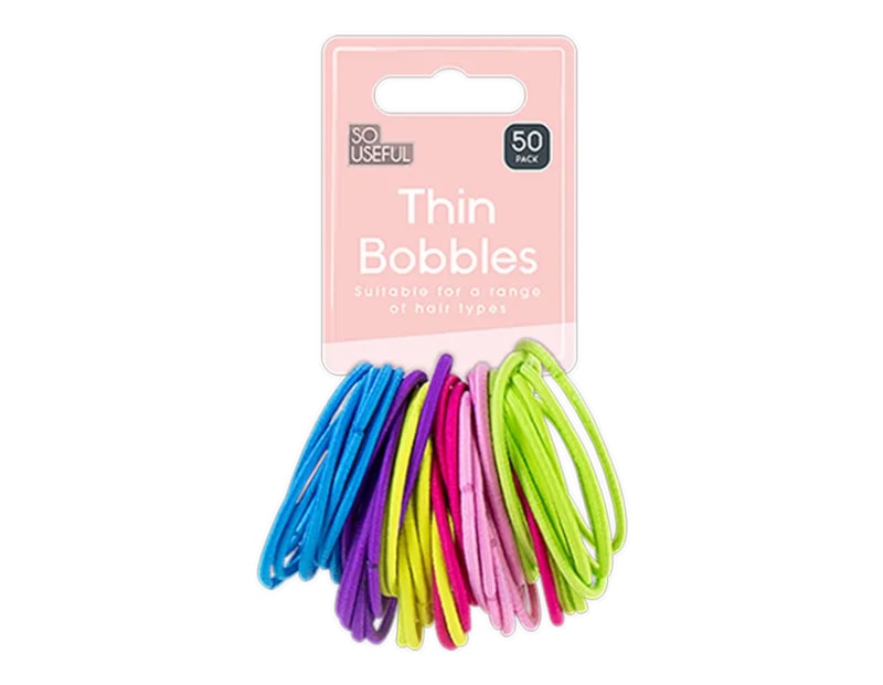 Wholesale Thin Bobbles 50pk With Clip Strip Wholesale Thin Bobbles 50pk With Clip Strip