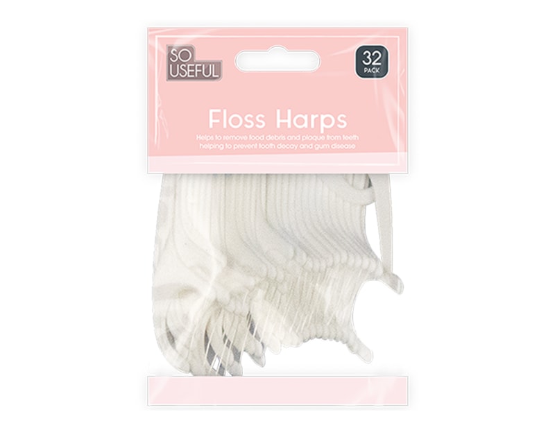 Wholesale Floss Harps 32pk With Clip Strip Wholesale Floss Harps 32pk With Clip Strip