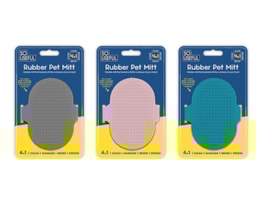 Wholesale 4-in-1 Rubber Pet Mitt With Clip Strip