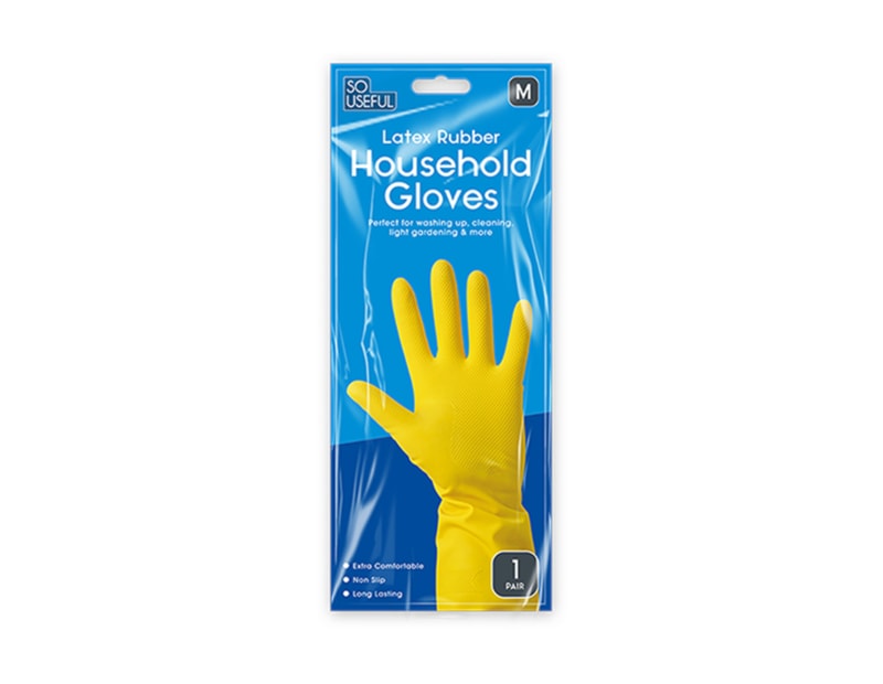 Wholesale Household Gloves Medium With Clip Strip Wholesale Household Gloves Medium With Clip Strip